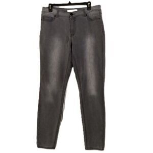 EST 1946 Cato Jeans Gray Stretch 5 Pocket Straight Leg Womens Size 12